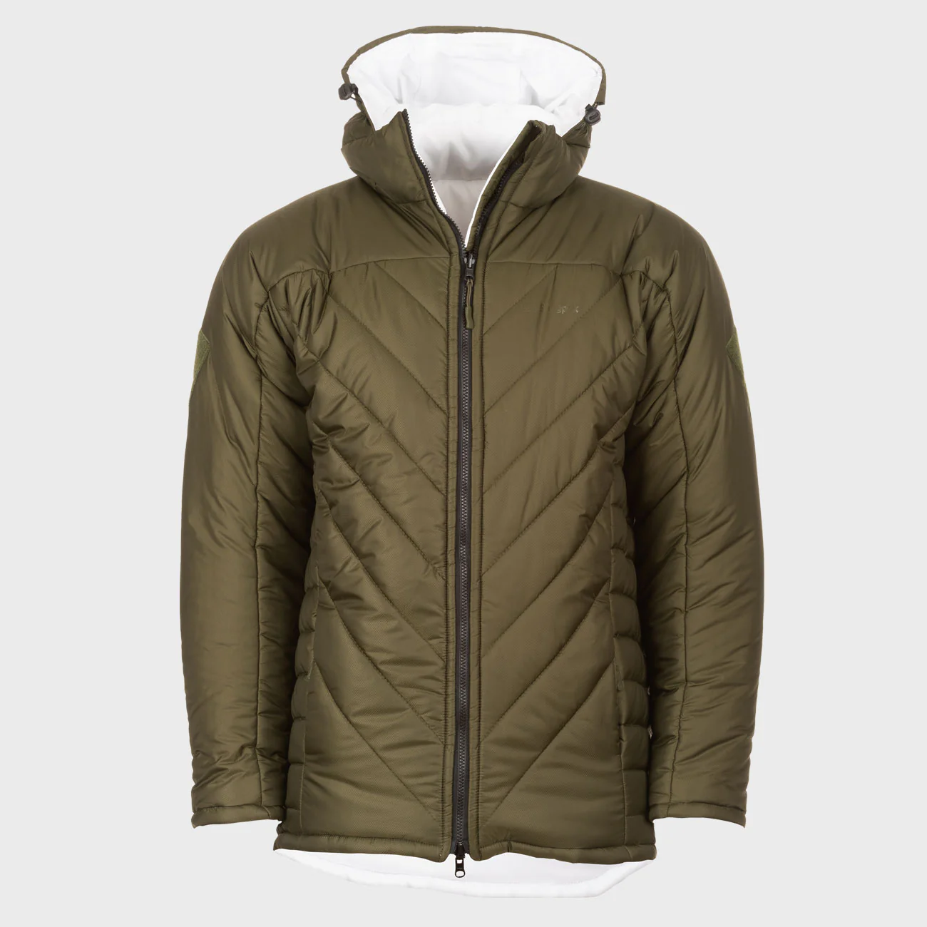 SJ12 Reversible jacket Olive/White